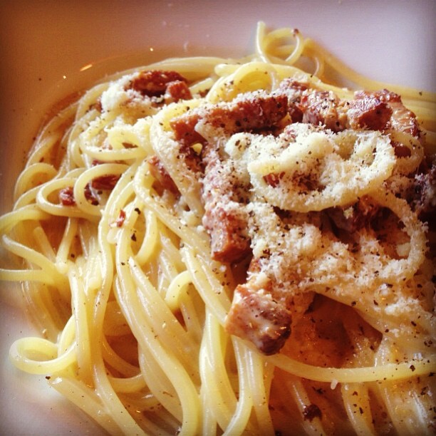 ココスのベーコンのカルボナーラ
